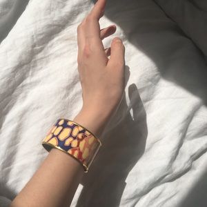 Hermès Wide Enamel Bracelet / Bangle
